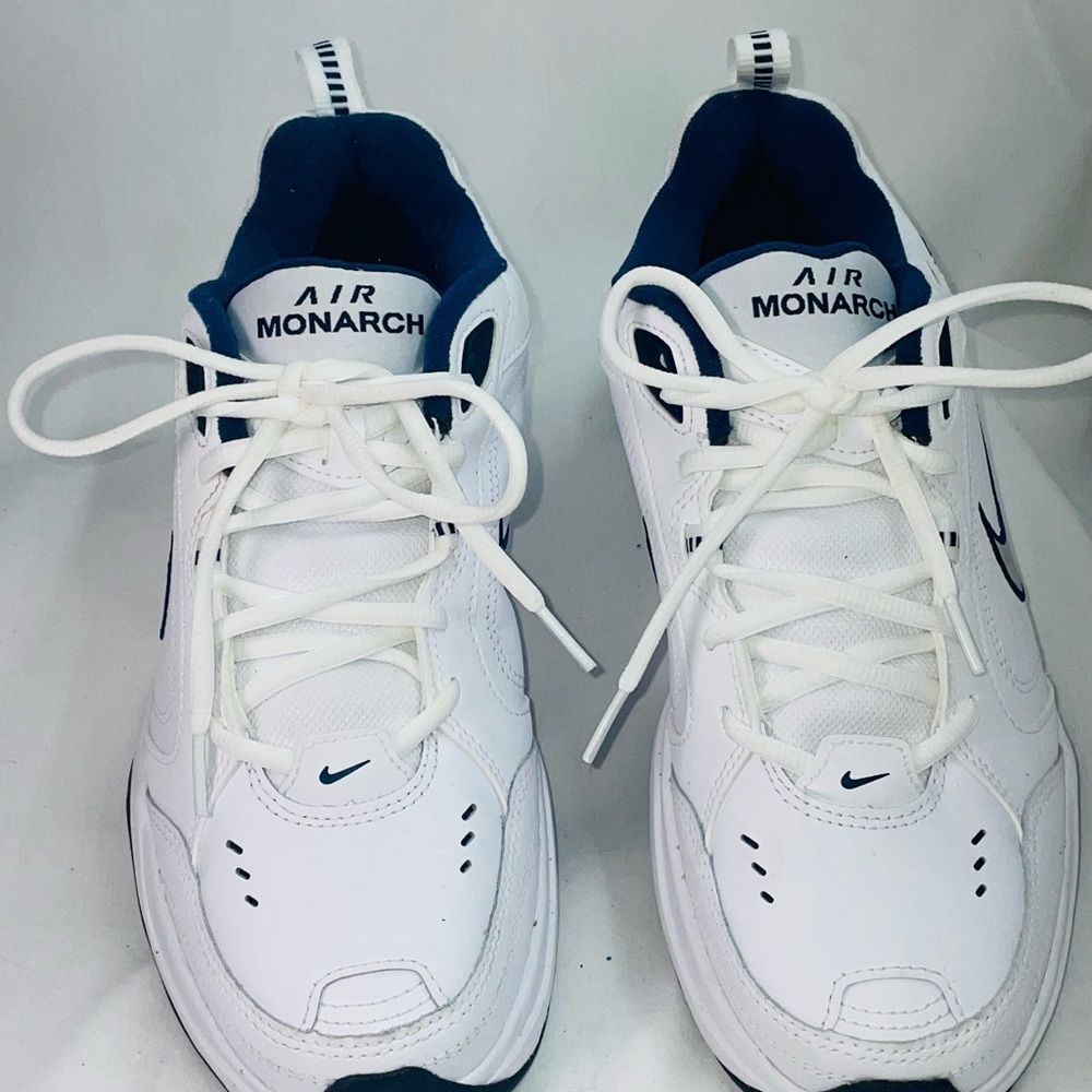 Nike Air Monarch IV White Sneakers